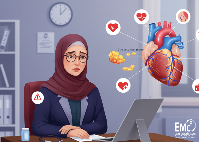اعراض ارتفاع الكوليسترول عند النساء