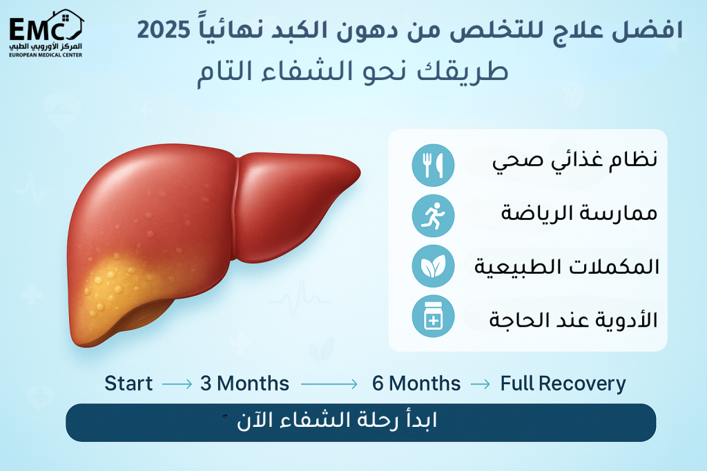 افضل علاج للتخلص من دهون الكبد