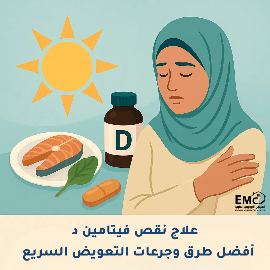 علاج نقص فيتامين د