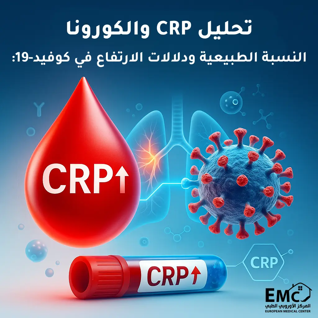 تحليل crp والكورونا