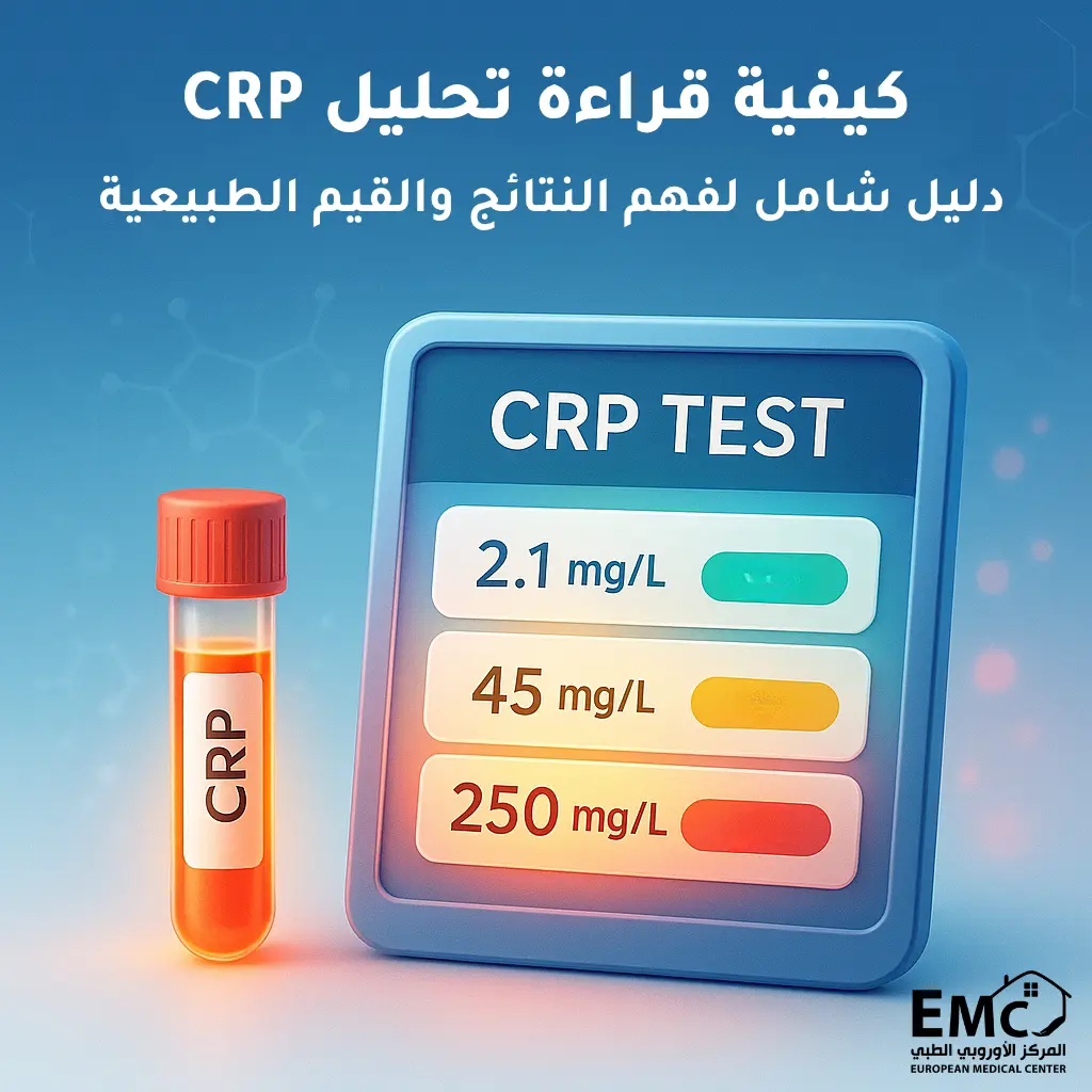 كيفية قراءة تحليل CRP